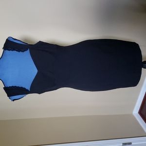 NWT Black Body Hugging Midi Dress